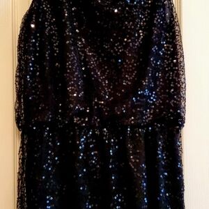 Black Sequin Dress